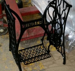An image of a piece of metal furniture we powder coated