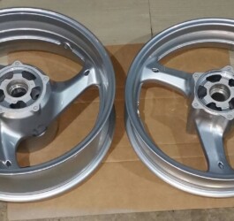 An image of some wheels we powder coated