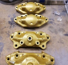 An image of some components we powder coated